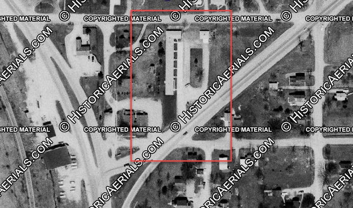 Standish Motel - 1966 Aerial (newer photo)